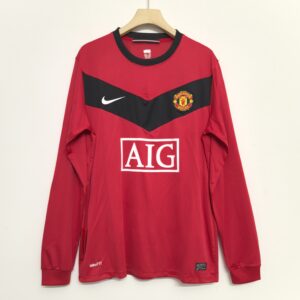 09-10 Manchester United home long sleeves