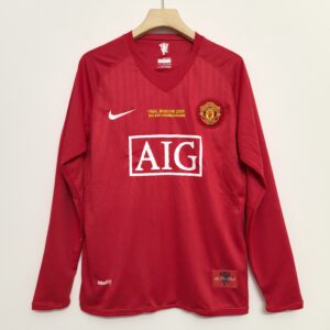 Long sleeve: 07-08 Manchester United home