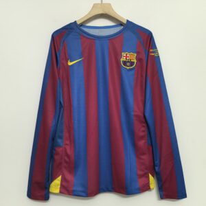 Long sleeve: 05-06 Barcelona home