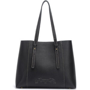 CHCH Women's Large Capacity Handbag Shoulder Bag Solid Color Shoulder Bag