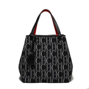 CHCH Women's Letter Print Handbag Fashion Canvas Tote Bag Women's Large Shoulder Bag