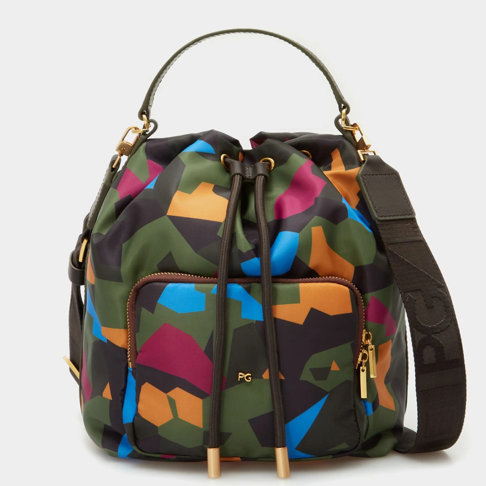 PG Women's Fashion Medium Bucket Bag Crossbody Bag - Image 8