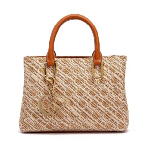 CHCH Women's Fashion Handbag Daily Casual Crossbody Bag Letter Design Underarm Bag