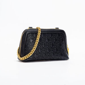 CHCH Women's Fashion Small Square Bag Letter Print Chain Crossbody Bag One Shoulder Underarm Phone Bag