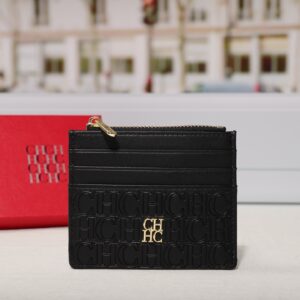 CHCH Women's Card Holder Fashion Short Coin Purse Zipper Letter Printed Pattern Wallet