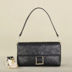 PG Women's Fashion Design Handbag Shoulder Bag Letter Embossed Women's Party Bag