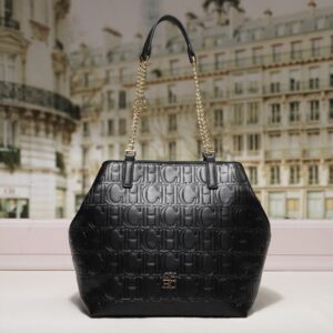 CHCH Women's Shoulder Bag Shopping Bag Fashion Solid Color Large Capacity Handbag Letter Design