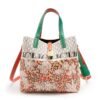 71801-1XS-DH杏绿_Apricot Green_1 Women's Large Capacity Crossbody Bag Letter Print Handbag/Shoulder Bag