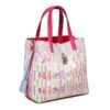71801-1XS-FV3 Rose Red-2 Women's Large Capacity Crossbody Bag Letter Print Handbag/Shoulder Bag