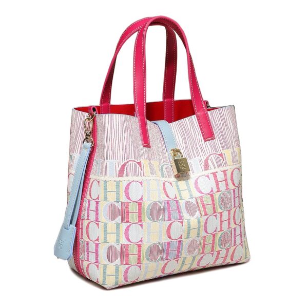 71801-1XS-FV3 Rose Red-2 Women's Large Capacity Crossbody Bag Letter Print Handbag/Shoulder Bag