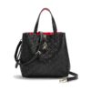 71801-2XS黑Black-1 Womens Shoulder Bag With Retro Printed DesignHandbag, Crossbody Bag