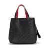 71801-2XS黑Black-3 Womens Shoulder Bag With Retro Printed DesignHandbag, Crossbody Bag