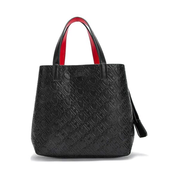 71801-2XS黑Black-3 Womens Shoulder Bag With Retro Printed DesignHandbag, Crossbody Bag