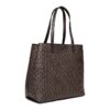 71801-5啡-Coffee-5 Women's Large Capacity Letter Print Handbag/Shoulder Bag