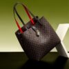 71801-5啡-Coffee-7 Women's Large Capacity Letter Print Handbag/Shoulder Bag