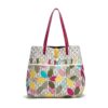 71801-DI杏 玫红Apricot Rose Red-1 Women's Large Capacity Letter Print Handbag/Shoulder Bag