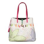 Women's Large Capacity Letter Print Handbag