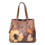 Women's Large Capacity Letter Print Handbag