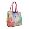 71801-FI酒红 绿Wine Red Green-3 Women's Large Capacity Letter Print Handbag/Shoulder Bag