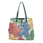 Women's Large Capacity Letter Print Handbag