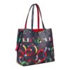 71801-FN2蓝-Blue-3 Women's Large Capacity Letter Print Handbag/Shoulder Bag
