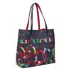 71801-FN2蓝-Blue-4 Women's Large Capacity Letter Print Handbag/Shoulder Bag
