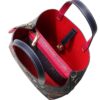 71801-FN2蓝-Blue-6 Women's Large Capacity Letter Print Handbag/Shoulder Bag