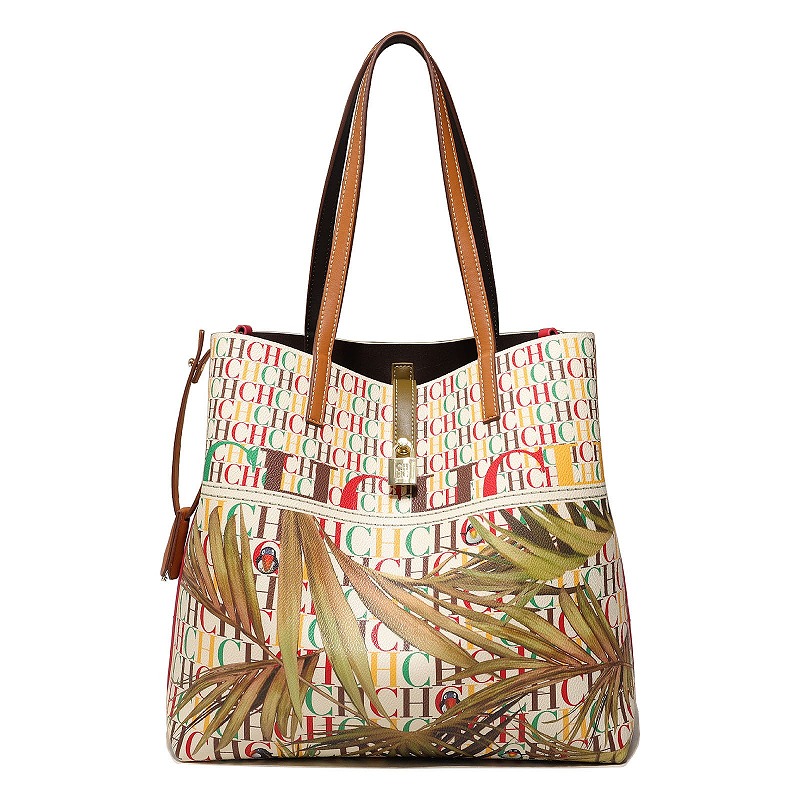 Women's Large Capacity Letter Print Handbag