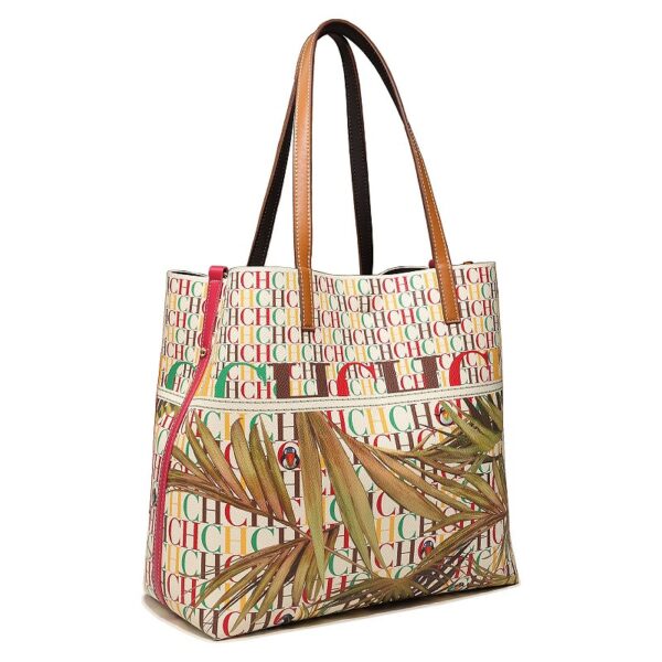 71801-FR杏_绿-Apricot Green-4 Women's Large Capacity Letter Print Handbag