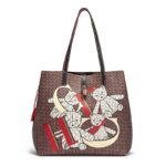 Women's Large Capacity Letter Print Handbag