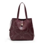 Women's Large Capacity Letter Print Handbag/Shoulder Bag