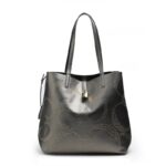 Women's Large Capacity Letter Print Handbag/Shoulder Bag