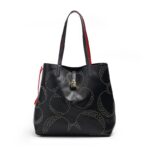 Women's Large Capacity Letter Print Handbag/Shoulder Bag