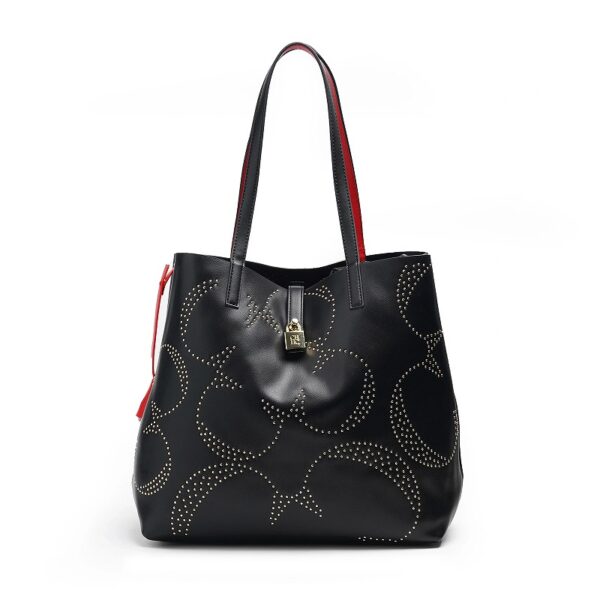 Women's Large Capacity Letter Print Handbag/Shoulder Bag