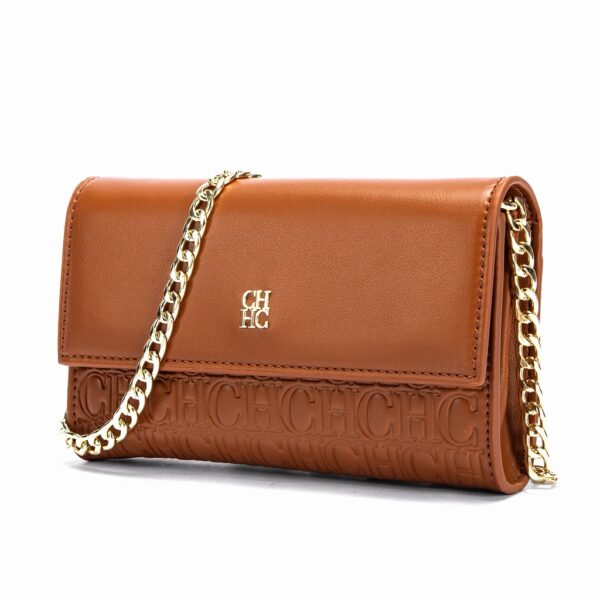 Square Shoulder Bag with Chain Strap