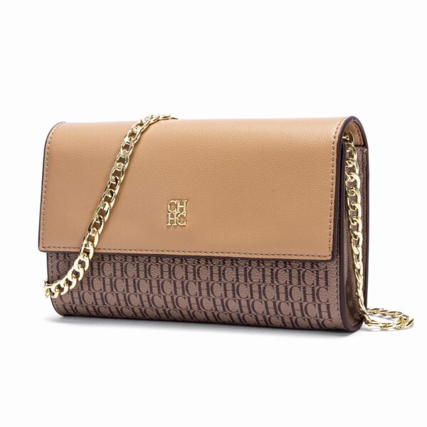Square Shoulder Bag with Chain Strap