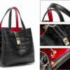 Women's letter embossed handbag, crossbody bag