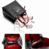 Women's letter embossed handbag, crossbody bag