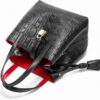 Women's letter embossed handbag, crossbody bag