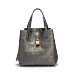 Women's letter embossed handbag, crossbody bag