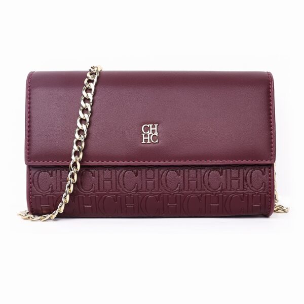 Square Shoulder Bag with Chain Strap