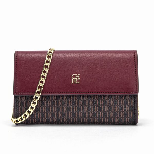 Square Shoulder Bag with Chain Strap