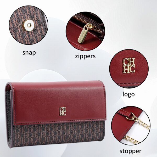 Square Shoulder Bag with Chain Strap