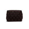 FZD002-Coffee-5 Women's Large Capacity Fly Woven Letter Print Handbag