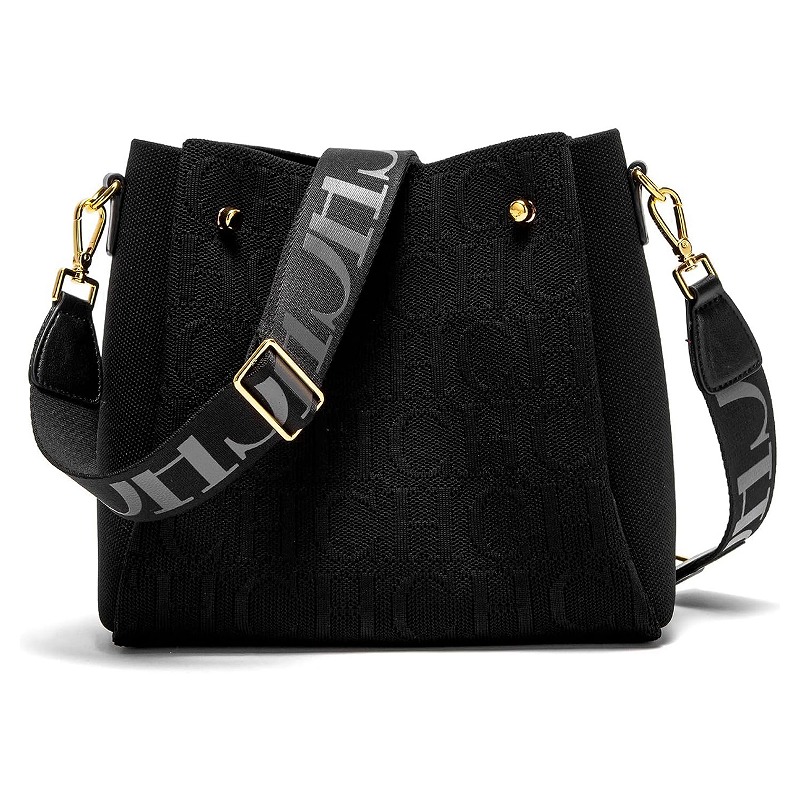 Women's Large Capacity Fly Woven Letter Print Crossbody Bag