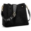 Women's Large Capacity Fly Woven Letter Print Crossbody Bag