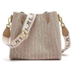 Women's Large Capacity Fly Woven Letter Print Crossbody Bag