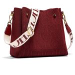 Women's Large Capacity Fly Woven Letter Print Crossbody Bag