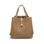 Women's letter embossed handbag, crossbody bag