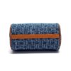 ZTB002_Brown-Blue-5 Women's Denim Letter Tote Bag Shopping Boston Bag